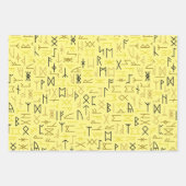 ルーン ラッピングペーパーシート (正面2)