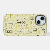 ルーン iPhone 15ケース (裏面横)