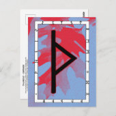 ルーンThurisaz – 防衛用はがき ポストカード (正面/裏面)