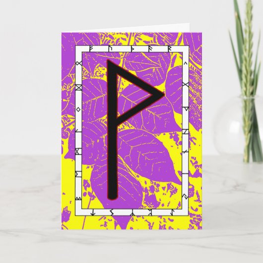 ルーンWunjo - Joy! カード (正面)