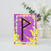 ルーンWunjo - Joy!ポストカード ポストカード (スタンド正面)