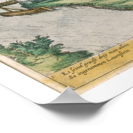 ルーヴァンの包囲とハルマン・ルーの英雄 ポスター (角)