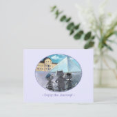 ルーヴルのポストカード – ハッピーカード（オプションの封筒） ポストカード (スタンド正面)