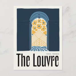 ルーヴルパリフランス抽象芸術旅行フローラアート ポストカード