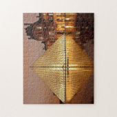 ルーヴルピラミッドパリ美術館 ジグソーパズル (縦)