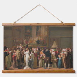 ルーヴル美術館で開催されたダビデの「戴冠式」 吊り下げ型タペストリー