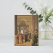 ルーヴル美術館のメイン階段, 1817 ポストカード (スタンド正面)