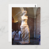 ルーヴル美術館のヴィーナス・デ・ミロVenus de Milo in the Louvre Pari ポストカード (正面/裏面)