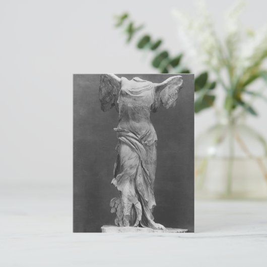 ルーヴル美術館の勝利サモトレースの眺め ポストカード (スタンド正面)