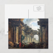 ルーヴル美術館の廃墟 – 1796 ポストカード (正面/裏面)