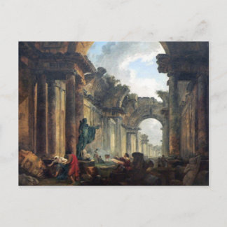 ルーヴル美術館の廃墟 – 1796 ポストカード