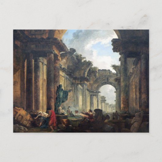 ルーヴル美術館の廃墟 – 1796 ポストカード (正面)