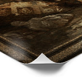 ルーヴル美術館の想像上の景色 ポスター (コーナー)