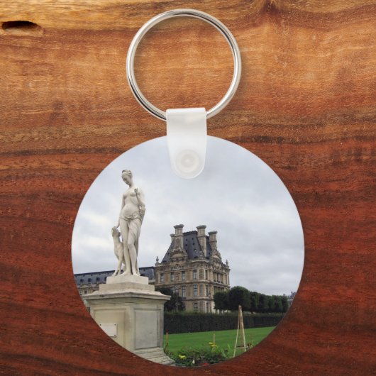 ルーヴル美術館の敷地内の像 キーホルダー (正面)