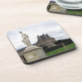 ルーヴル美術館の敷地内の像 コースター (左側)