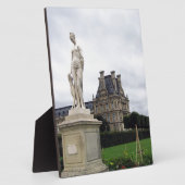 ルーヴル美術館の敷地内の像 フォトプラーク (側面)