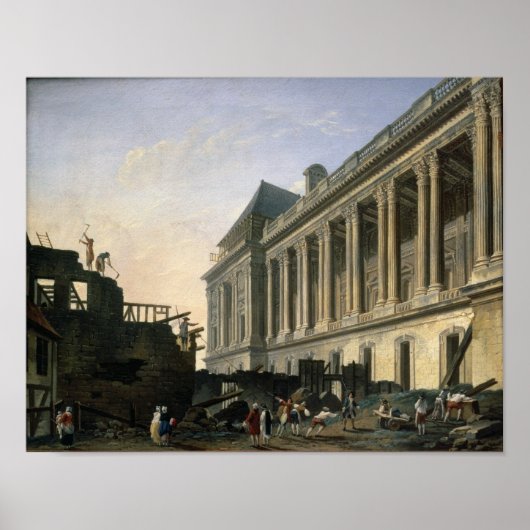 ルーヴル美術館の植民地の清算, 1764 ポスター (正面)