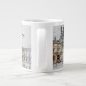 ルーヴル美術館の水彩スケッチ，フランス ジャンボコーヒーマグカップ (裏面)