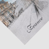 ルーヴル美術館の水彩スケッチ，フランス 薄葉紙 (詳細)