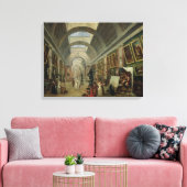 ルーヴル美術館の眺め, 1796 キャンバスプリント (インサイチュ (リビング))