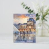 ルーヴル美術館パリアート ポストカード (スタンド正面)