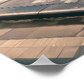 ルーヴル美術館夕べ油彩画 ポスター (角)