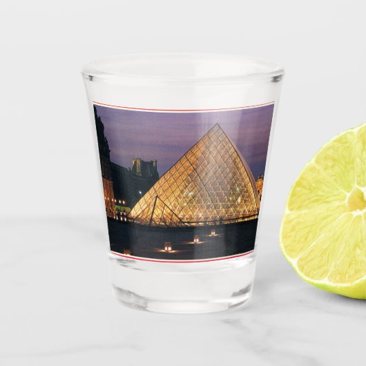 ルーヴル美術館 ショットグラス (正面)