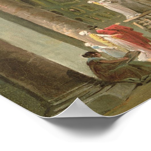 ルーヴル美術館 ポスター (角)