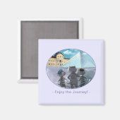 ルーヴル角磁石2インチ楽しむ- マグネット (正面/裏面)