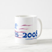 ルー新しいDobbs 2008のマグ コーヒーマグカップ (正面右)