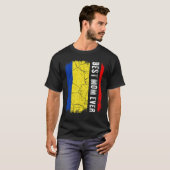 ルー最高のマママママエバールーマニア国旗の母の日 Tシャツ (正面フル)