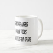 ルー著かんじき猫の引用文 コーヒーマグカップ (正面右)