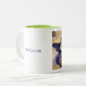 ルー・コステロ、かわいい子猫マグ ツートーンマグカップ (正面左)