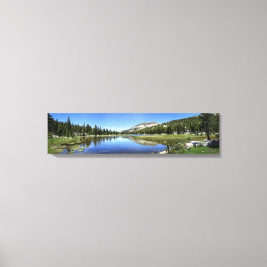 ルー・ビバリー湖 – シエラ キャンバスプリント (正面)
