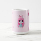 「ルー・ルー」可愛らしいピンクの生き物。 コーヒーマグカップ (中央)