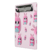 「ルー・ルー」可愛らしいピンク色の生き物 ミニクリップボード (アングル2)