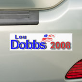 ルーDobbs 2008年 バンパーステッカー (車上)