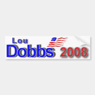 ルーDobbs 2008年 バンパーステッカー