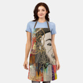 ル祝ミ エプロン (着用した状態)