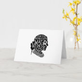 ル話スあなたのもし声さえT- カード (黄色い花)