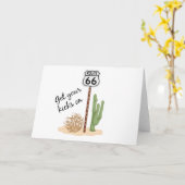 ル蹴ート66 カード (黄色い花)