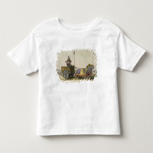 『ル·コス中国のチューム·アンシ』の戦車 トドラーTシャツ (正面)