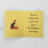 ル・シャ・ノエル クリスマス・パロディ ベクターアート シーズンカード (内部)