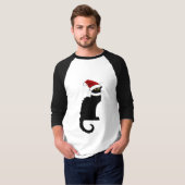 ル・シャ・ノワール サンタハット クリスマス Tシャツ (正面フル)