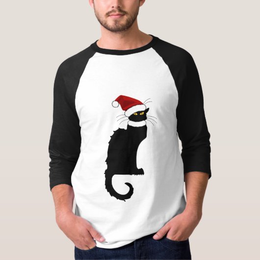 ル・シャ・ノワール サンタハット クリスマス Tシャツ (正面)