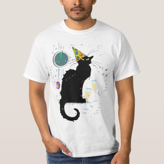 ル・シャ・ノワール サンタ ハット クリスマス Tシャツ (正面)