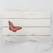 ル・ジャルニエ・ブティュール 植物 ラスティック フレンチ ウッド カード (内部)