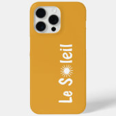 ル・ソレイユ フランス語の太陽 カスタムカラー Case-Mate iPhoneケース (裏面)