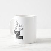 ル·トルク·エスト·グローバレメント·ジェン·こうもり コーヒーマグカップ (正面左)