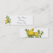 ル ドゥート イエロー ローズ カスタム ビジネス カード (正面/裏面)